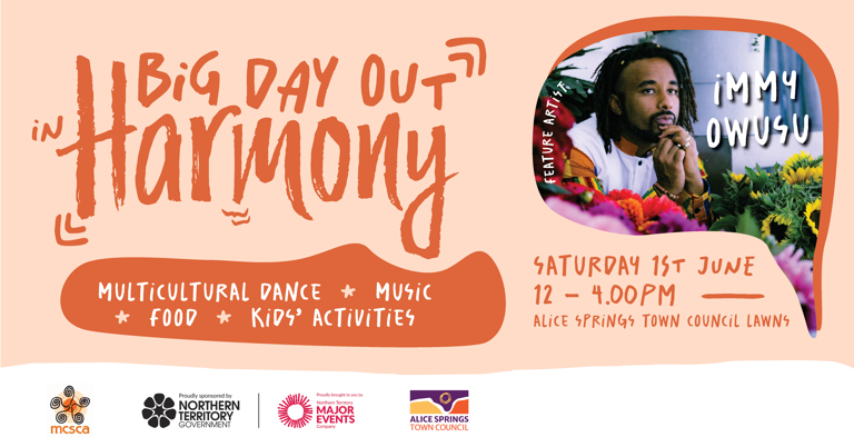SATURDAY 1ST JUNE 12 4PM ALICE SPRINGS TOWN COUNCIL LAWNS